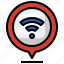 wifi, hotspot, connection, pin, location 