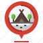 cmaping, pin, tent, forest, locationz 