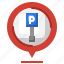 parking, post, pin, sign, car 