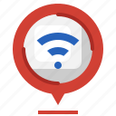 wifi, hotspot, connection, pin, location
