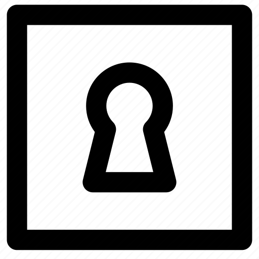 Keyhole, lock, locked, padlock, protected, secure, security icon - Download on Iconfinder