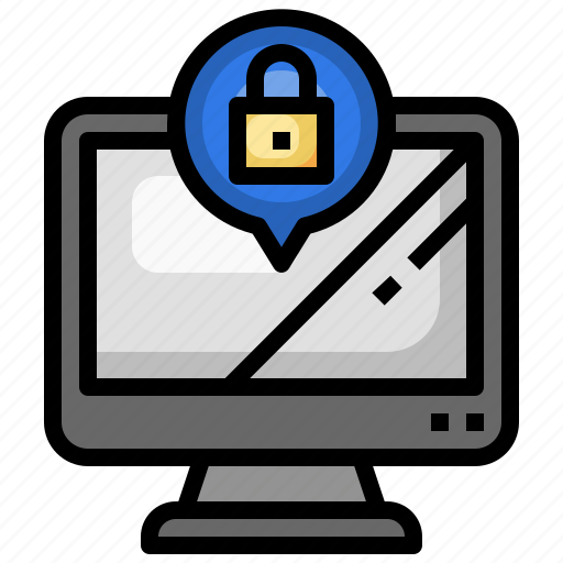 Computer, confidential, lock, security icon - Download on Iconfinder