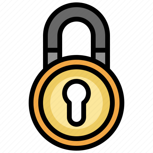 Padlock, key, hole, secure, security icon - Download on Iconfinder