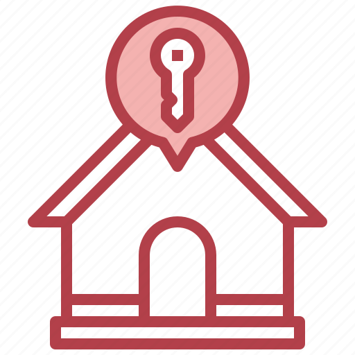 House, real, estate, key, security icon - Download on Iconfinder