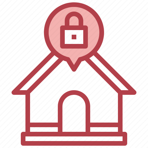 House, real, estate, lock, key, security icon - Download on Iconfinder