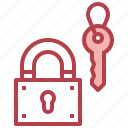 padlock, key, secure, security, access