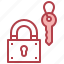padlock, key, secure, security, access 