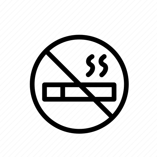 No cigarette, no smoking, quit smoking, smoking prohibited icon - Download on Iconfinder
