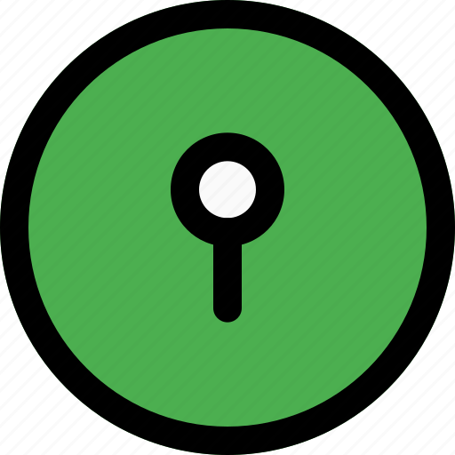 Keyhole, circle, web, user, internet, password, business icon - Download on Iconfinder