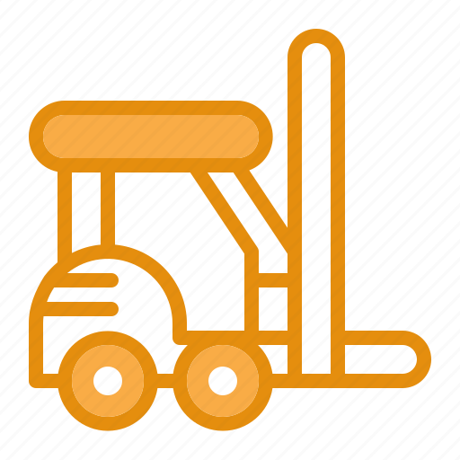 Forklift, transport, vehicle, delivery, truck icon - Download on Iconfinder