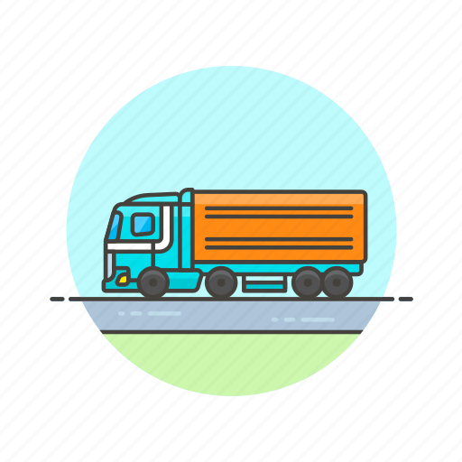 Container, logistic, truck, cargo, transport, vehicle, delivery icon - Download on Iconfinder