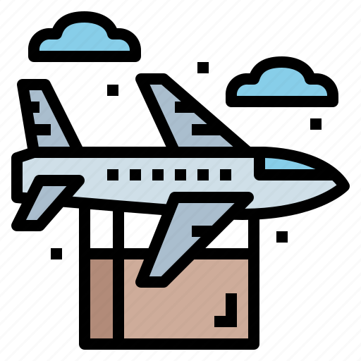 Cargo, flight, plane, transportation icon - Download on Iconfinder