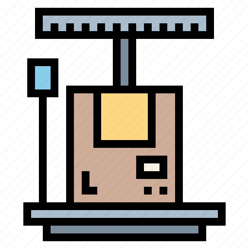 Box, measure, scale, weight icon - Download on Iconfinder