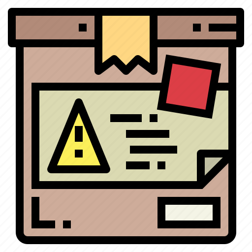 Delivery, notice, shipping, warning icon - Download on Iconfinder