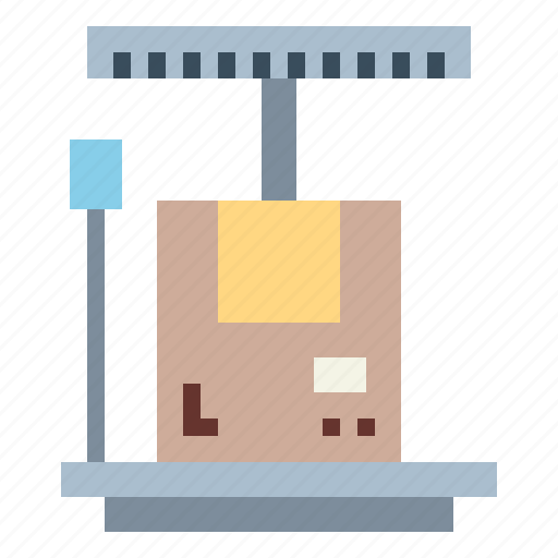 Box, measure, scale, weight icon - Download on Iconfinder