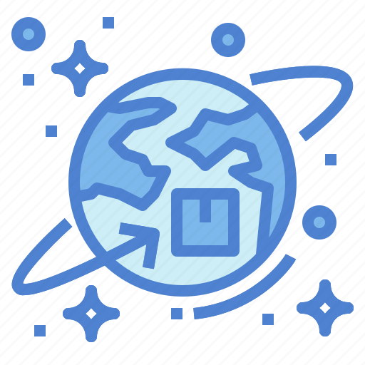 Communications, delivery, earth, shipping icon - Download on Iconfinder