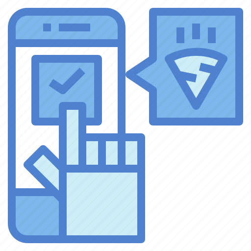 Commerce, hand, order, phone icon - Download on Iconfinder