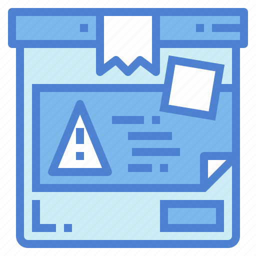 Delivery, notice, shipping, warning icon - Download on Iconfinder