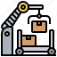 arm, automation, conveyor, mechanic, parcel 