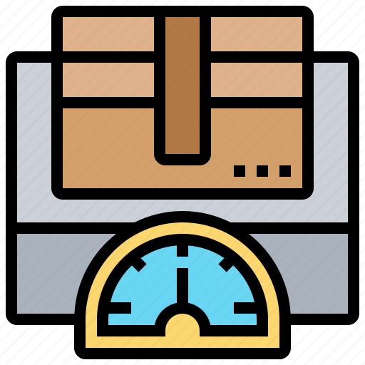 Delivery, measure, package, scales, weight icon - Download on Iconfinder