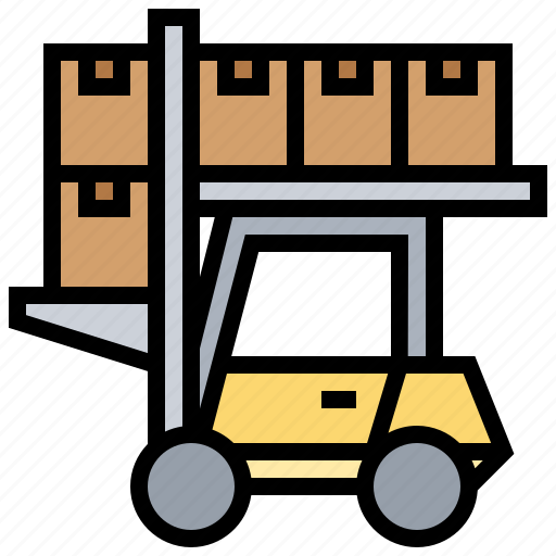 Cargo, crane, forklift, stock, warehouse icon - Download on Iconfinder