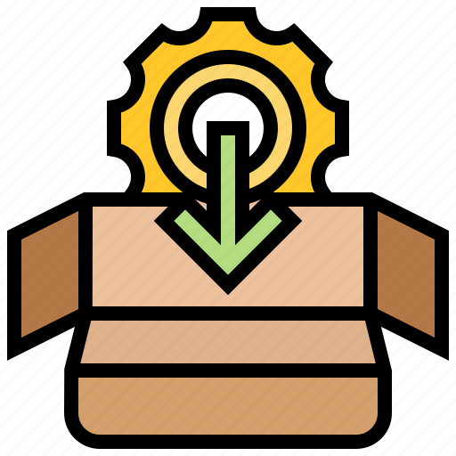 Buying, container, import, loading, product icon - Download on Iconfinder
