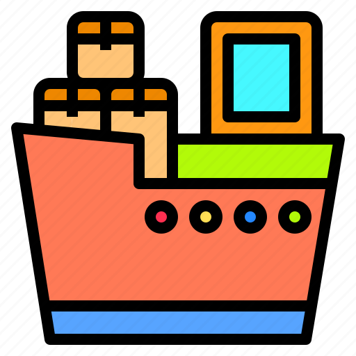 Cargo, freight, industry, shipping, stock, storage, warehouse icon - Download on Iconfinder