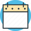 calendar, date, day, wall calendar, yearbook icon