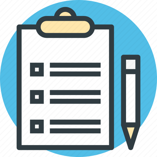 Checklist, clipboard, document, pen, questionnaire icon icon - Download on Iconfinder