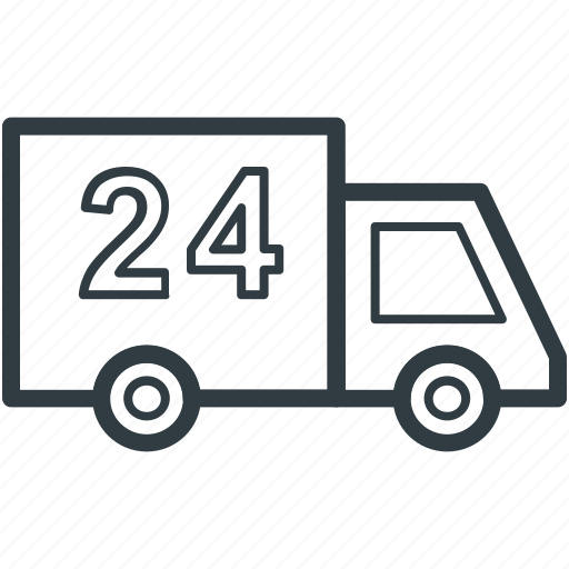 Delivery van, distribution, shipping van, transport, vehicle icon - Download on Iconfinder