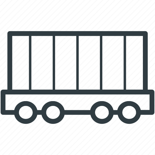 Cargo train, freight train, railway transport, shipment, shipping icon - Download on Iconfinder