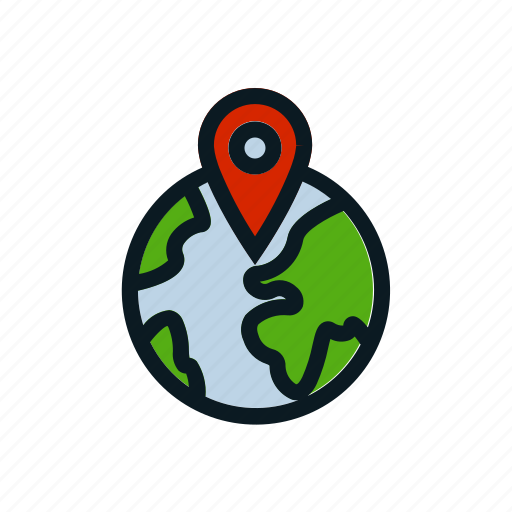 Global, logistic, shipping, location, shipment, spot icon - Download on Iconfinder