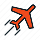 plane, flight, international, transportation 