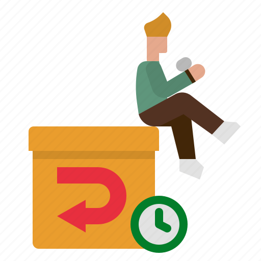 Delivery, freight, logistics, return, shipping icon - Download on Iconfinder