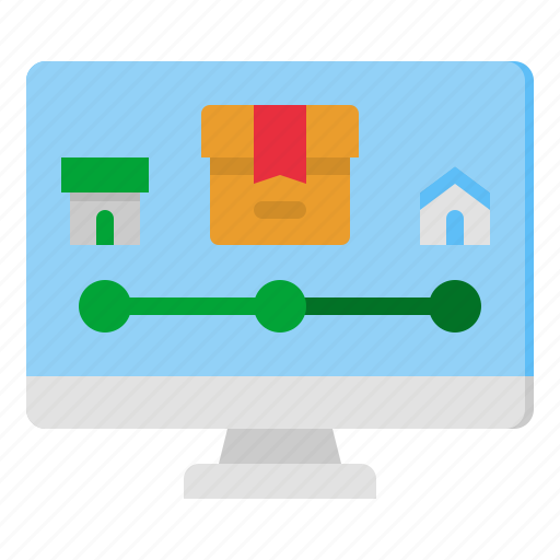 Delivery, package, phone, shipping, tracking icon - Download on Iconfinder