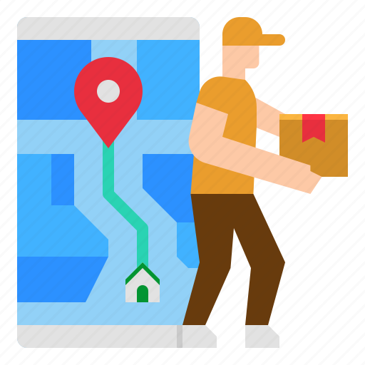 Delivery, location, maps, shipping, tracking icon - Download on Iconfinder