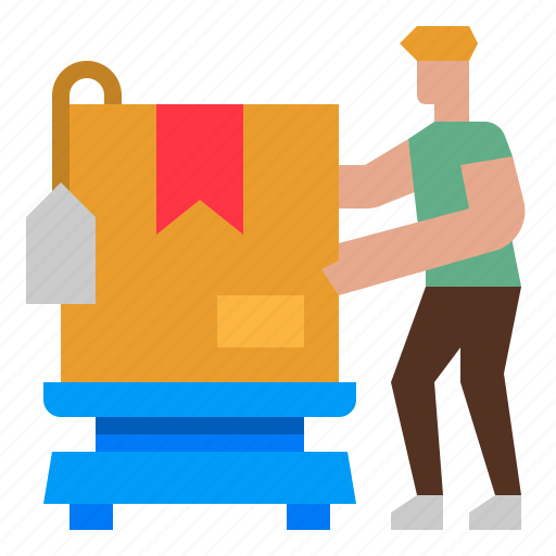 Delivery, logistics, scale, shipping, weight icon - Download on Iconfinder