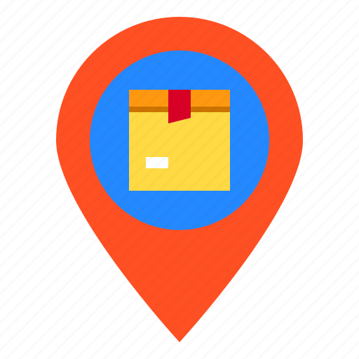 Delivery, destination, location, logistics, map icon - Download on Iconfinder