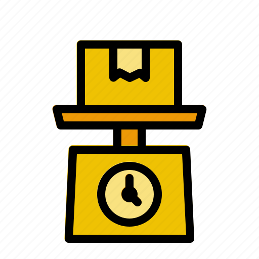 Weight, box, payment, package, logistic icon - Download on Iconfinder