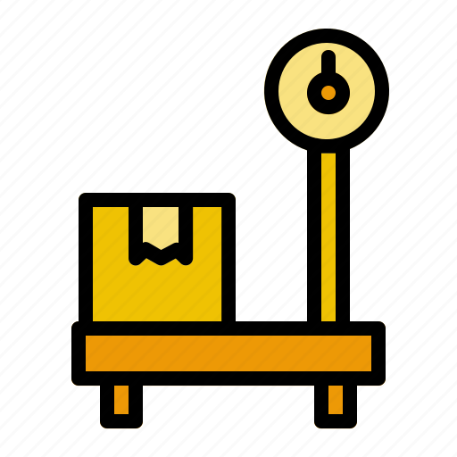 Weight, box, package, deliver, logistics icon - Download on Iconfinder