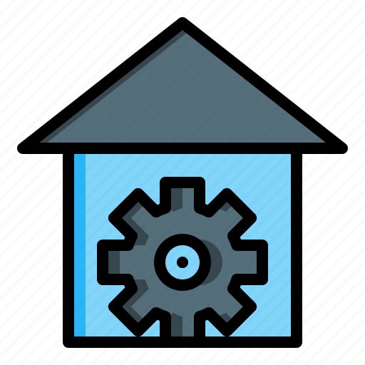 Box, factory, logistic, setting, warehouse icon - Download on Iconfinder