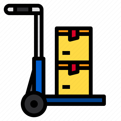 Box, cart, delivery, logistics, package icon - Download on Iconfinder