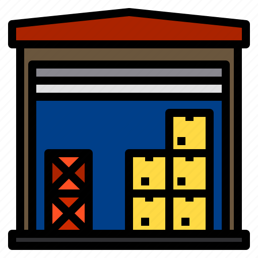 Box, logistics, package, storehouse, warehouse icon - Download on Iconfinder