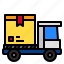 box, logistics, package, transport, truck 