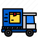 box, logistics, package, transport, truck