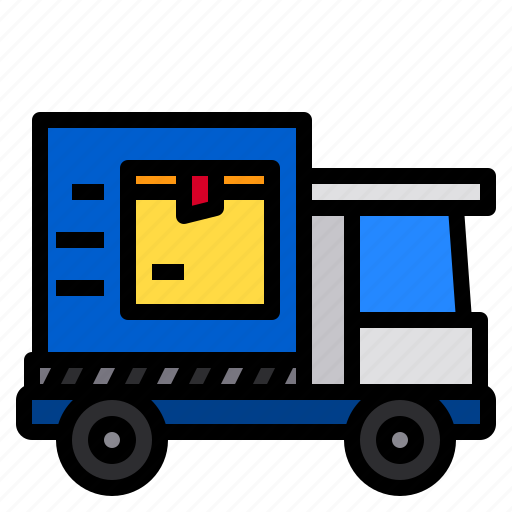 Box, logistics, package, transport, truck icon - Download on Iconfinder
