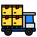 box, logistics, package, transport, truck