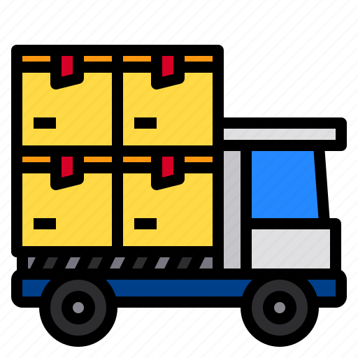 Box, logistics, package, transport, truck icon - Download on Iconfinder