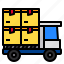 box, logistics, package, transport, truck 