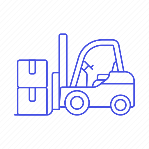 Box, electric, forklift, inventory, jack, lift, logistic icon - Download on Iconfinder